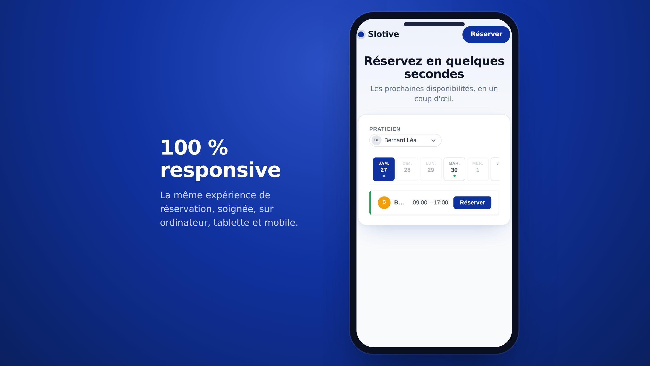 Mobile responsive view